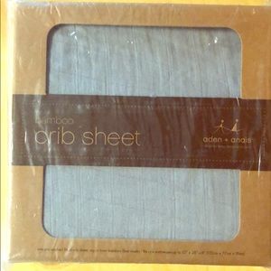 Aden and anais moonlight grey bamboo crib sheet